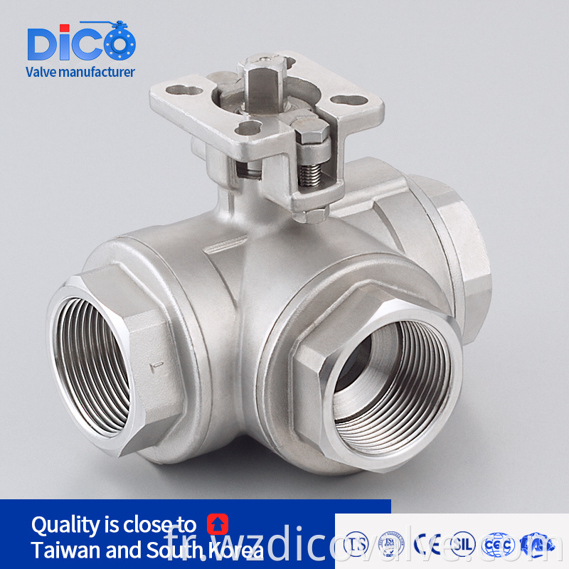 3 WAY BALL VALVE